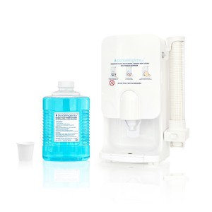 Dozownik płynu z kubeczkami do płukania i higieny jamy ustnej Mouthwash Dispenser