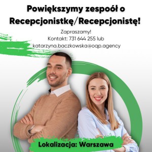 Recepcja- placówka stomatologiczna (Warszawa Bemowo)