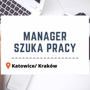 Manager szuka pracy