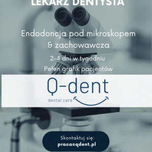 Lekarz Dentysta (Endodoncja pod mikroskopem i Stomatologia zachowawcza) – Warszawa Wola