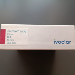 Ivoclar IPS e.max ZirCAD Prime BL3 16 mm – krążek cyrkonowy